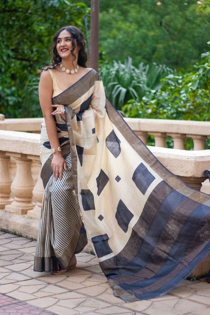 Tussar Silk Saree