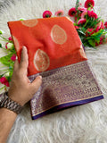 Maheshwari Cotton Silk Saree with Golden Zari & Rich Borders – Elegant Festive Wear for Boutique Displays & Traditional Gifting