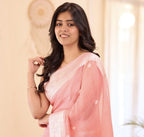 Soft Lilan Slab Saree with Rich Jacquard Weaving & Exclusive Border Blouse – Elegant Comfort for Boutique Displays & Festive Gifting