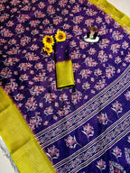 Semi Dola Saree with Riko Zari & Floral Butti – Elegant Daily Wear for Boutique Buyers & Bulk Orders