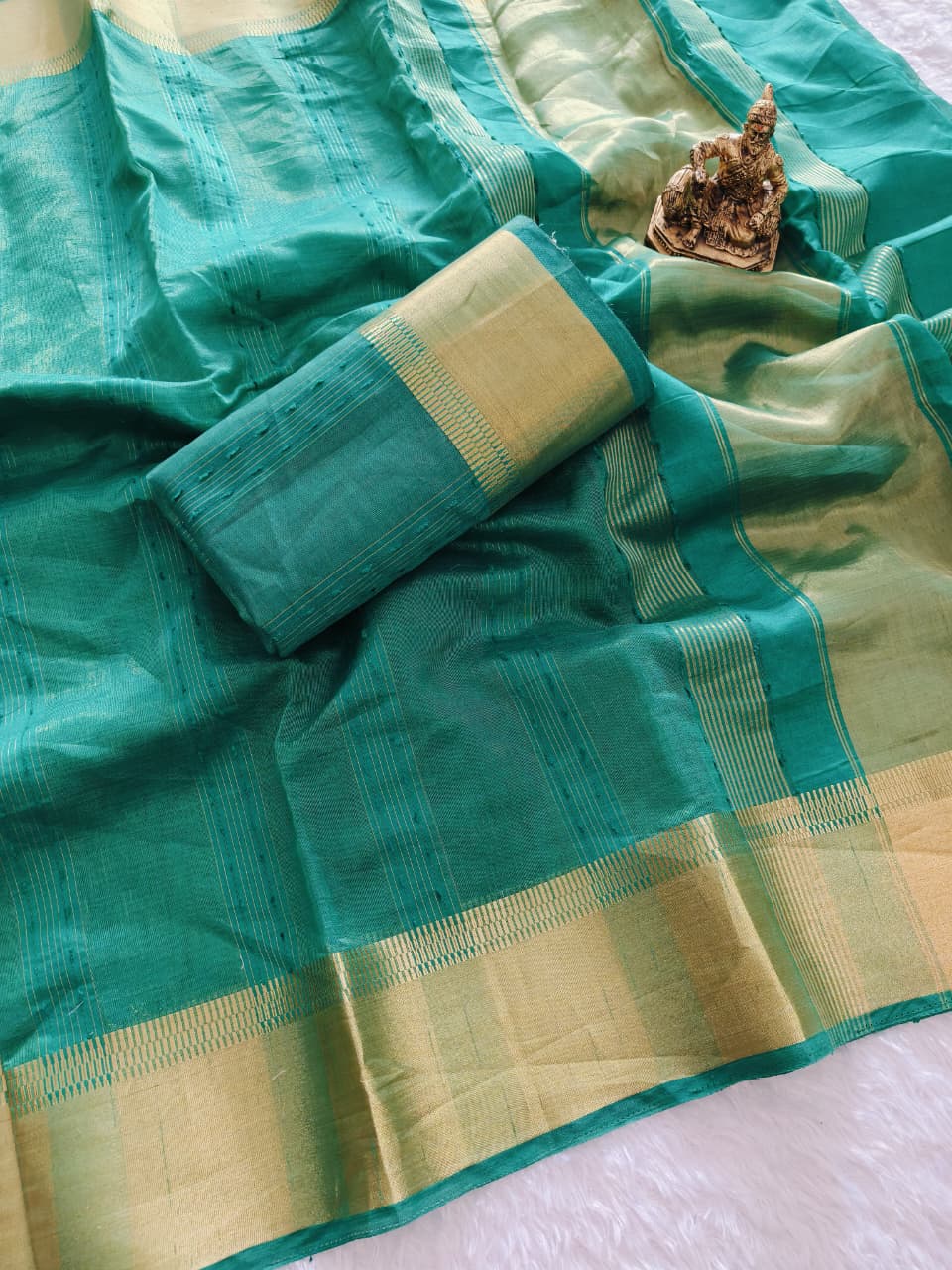 Heavy Maheshwari Silk Saree with Katha Work, Jacquard Border & Rich Pallu – Festive Elegance for Boutique Displays & Bulk Orders