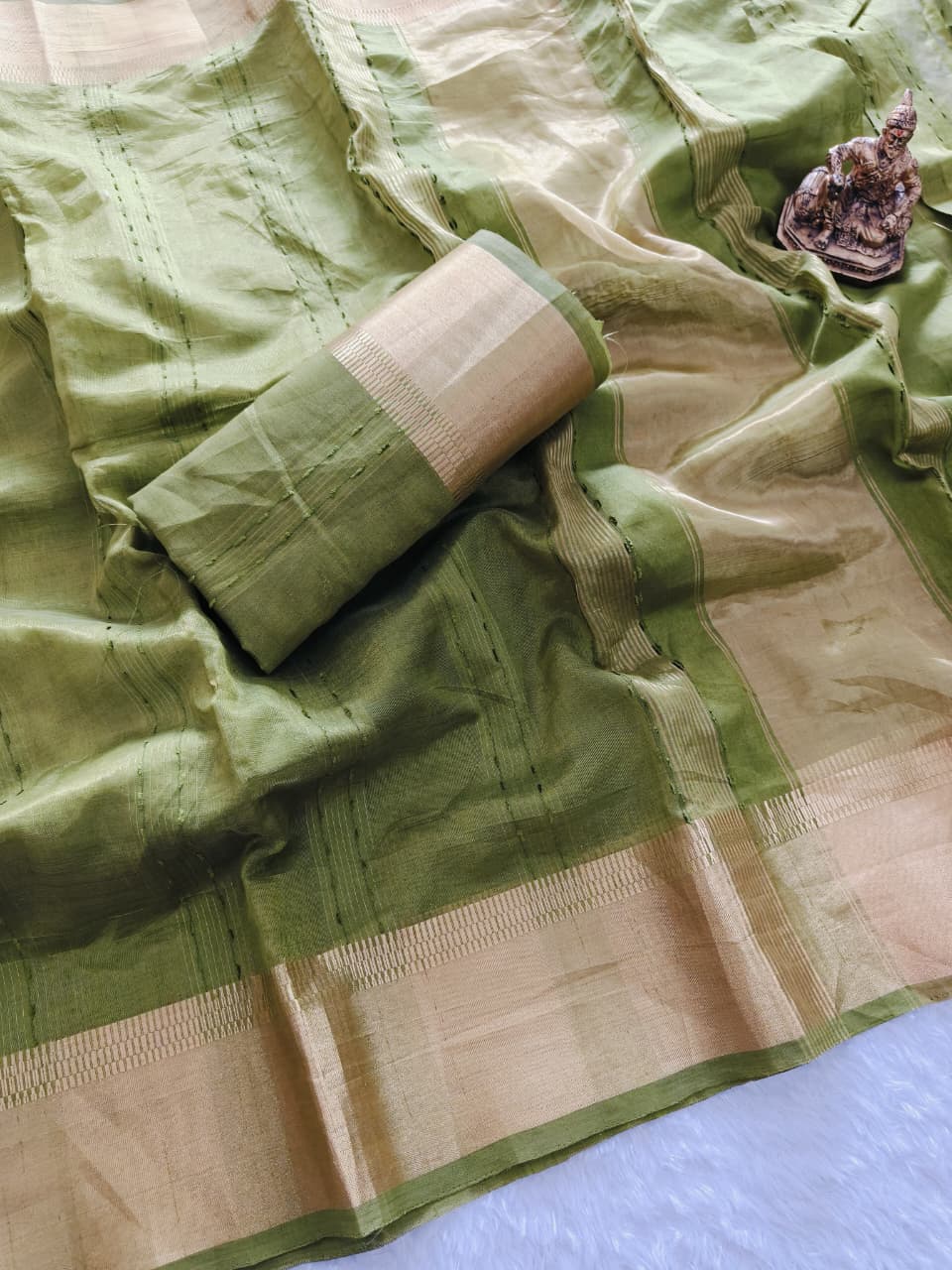 Heavy Maheshwari Silk Saree with Katha Work, Jacquard Border & Rich Pallu – Festive Elegance for Boutique Displays & Bulk Orders