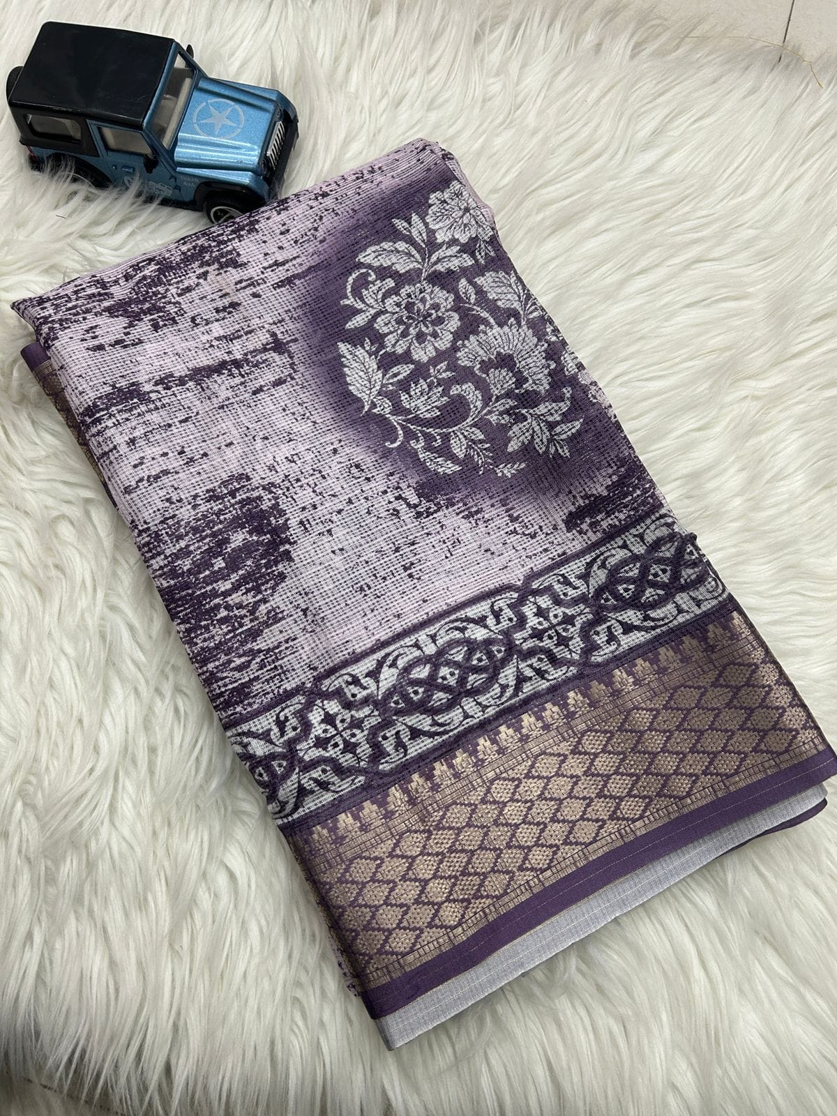 Kota Doriya Saree with Digital Print Work & Running Blouse – Elegant New Collection