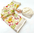 Blend Cotton Saree with Floral Prints, Zari Border & Contrast Blouse – Stylish Designer Collection