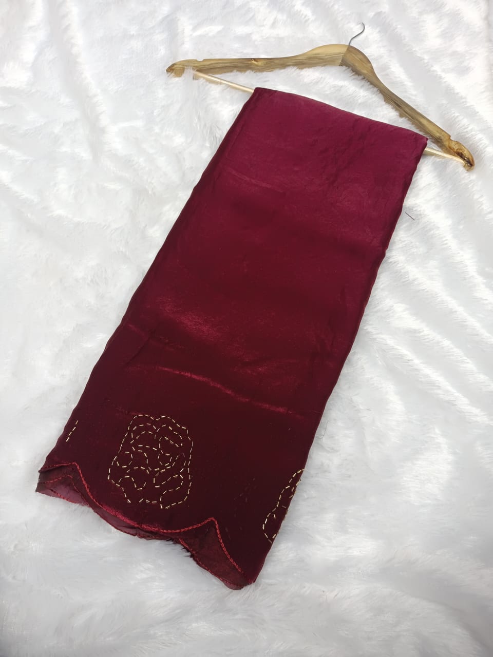 Jimmi Choo Fabric Saree with Running Blouse – Soft & Elegant New Collection