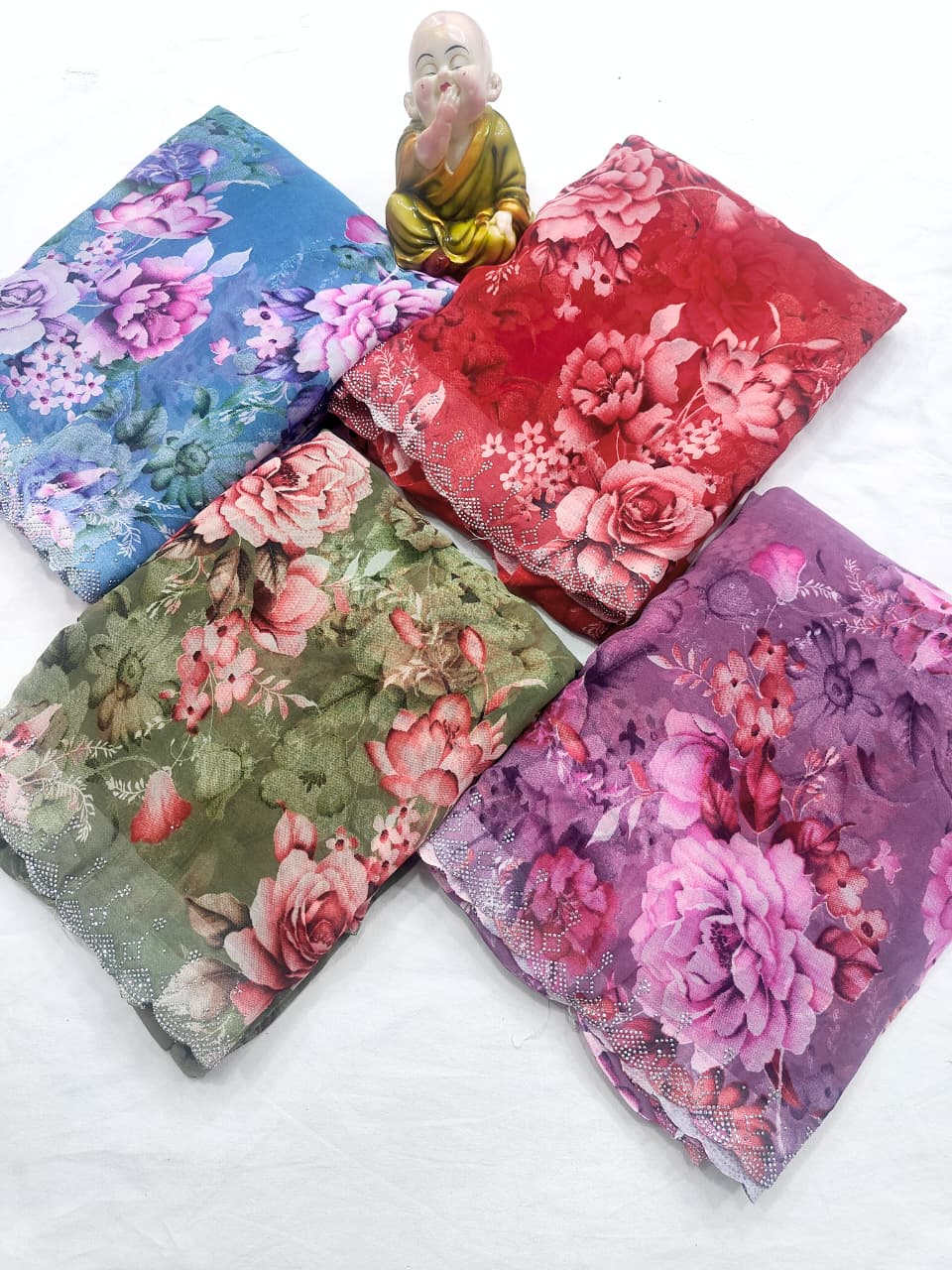Premium Georgette Floral Saree Collection – Soft, Lightweight & Stylish New Arrival