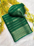 Premium Crepe Silk Saree with Jacquard Jari Lining Work & Running Blouse – Dream Saree Collection
