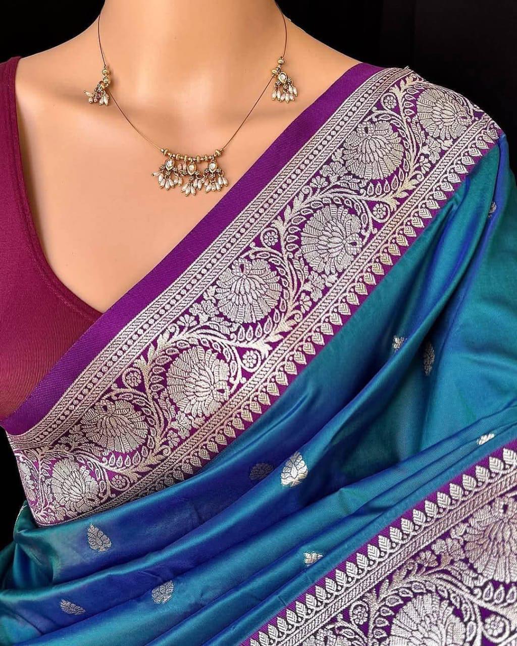 Pure Banarasi Silk Saree with Rich Mina Work & Butti Design – Regal Grandeur for Boutique Displays & Wedding Season Gifting