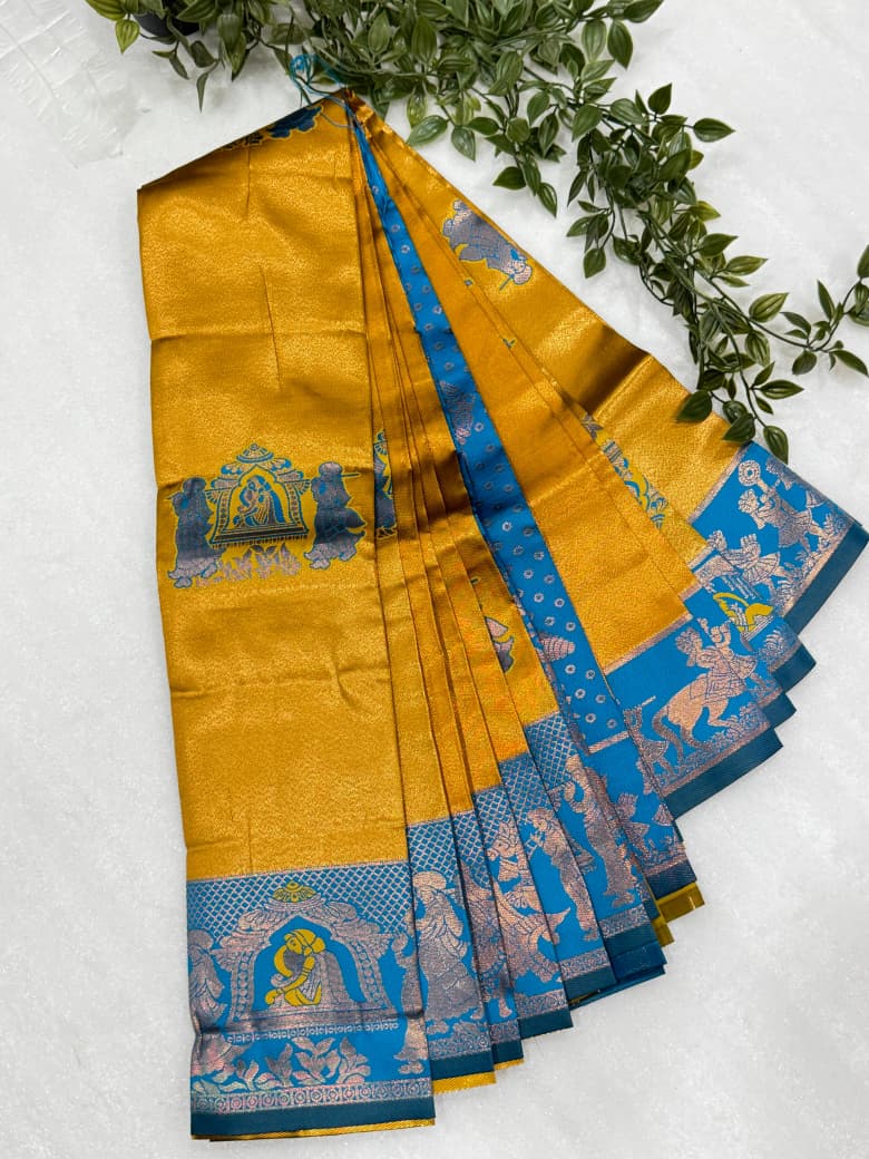 Kanjeevaram Elampillai Pattu Silk Saree
