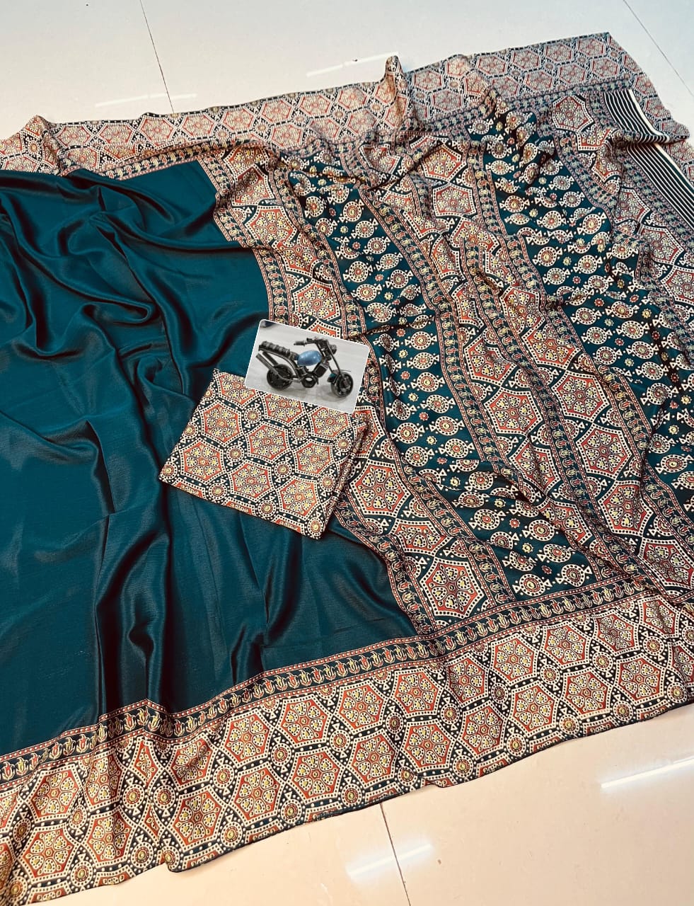 Semi Gajji Silk Saree with Heavy Finish & Optional Latkan – Rich Ethnic Elegance for Boutique Displays & Bulk Orders