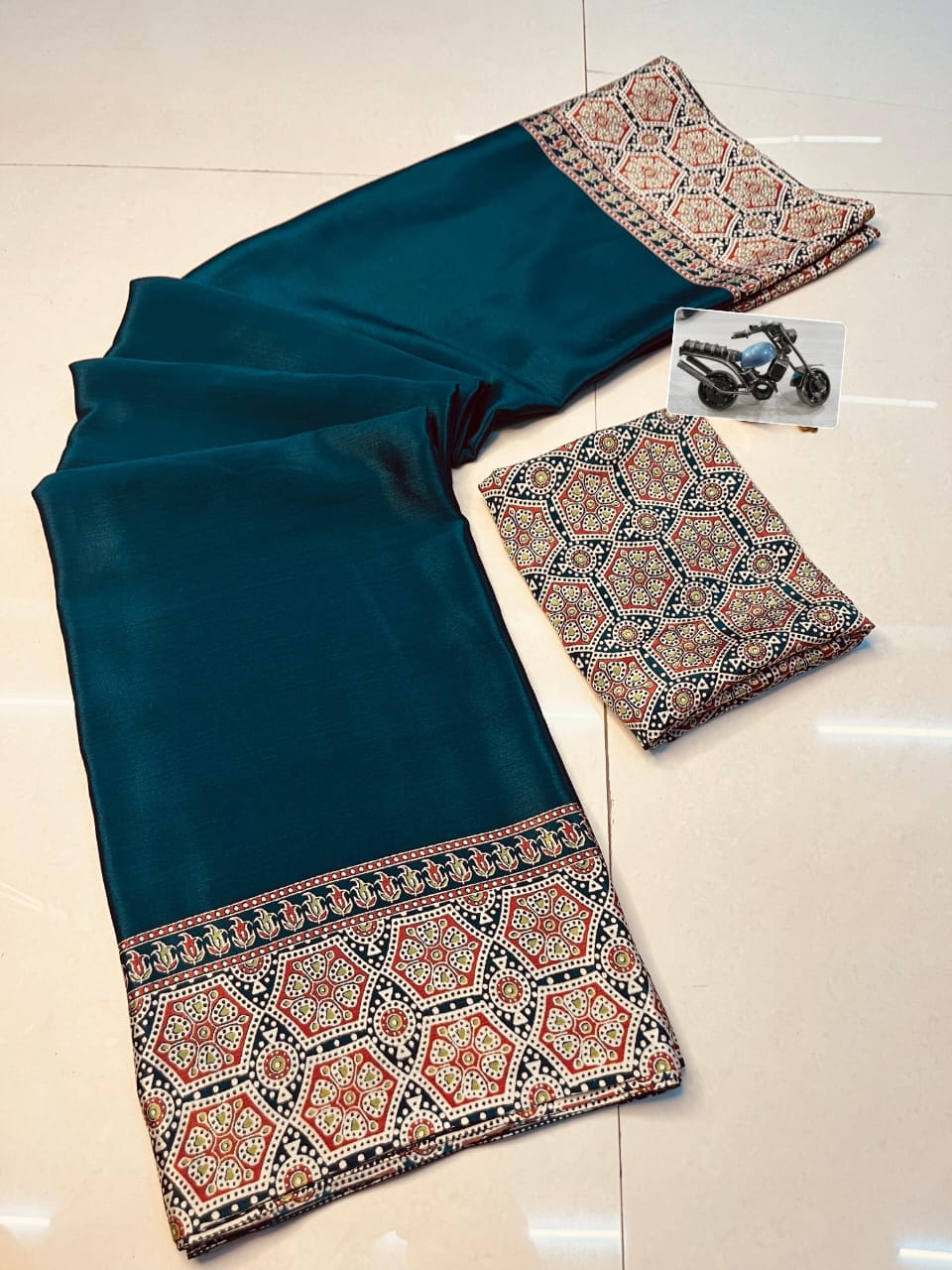 Semi Gajji Silk Saree with Heavy Finish & Optional Latkan – Rich Ethnic Elegance for Boutique Displays & Bulk Orders