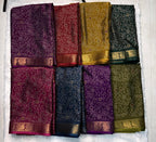 Soft Black Dola Silk Saree with Pen Kalamkari Design & Zari Hamsa Borders – Premium Boutique Wear