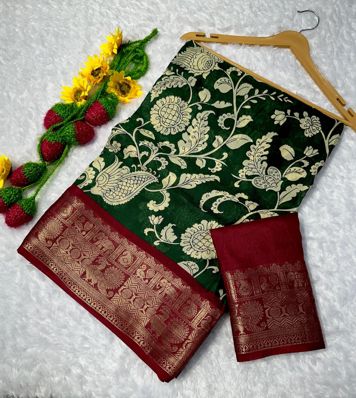 Heavy Mul Mul Cotton Saree with Jacquard Border & Matching Blouse – Premium New Launch