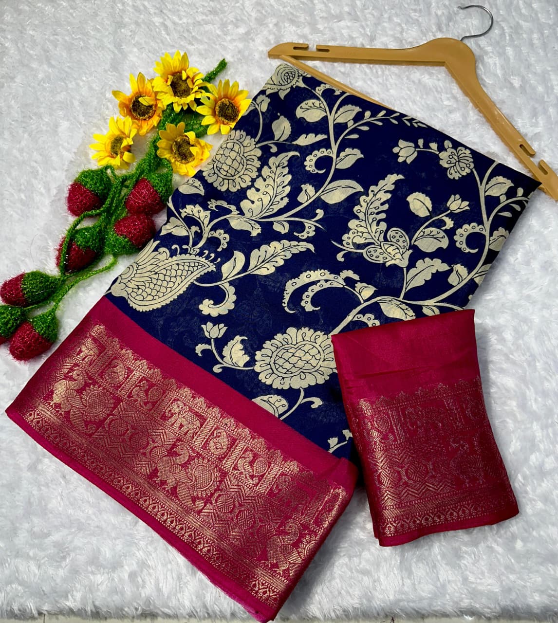 Heavy Mul Mul Cotton Saree with Jacquard Border & Matching Blouse – Premium New Launch