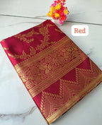 Banarasi Soft Silk Saree – Elegant Weaving Work.