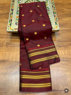 Soft Silk Narayan Border Saree – Rich Contrast Pallu.