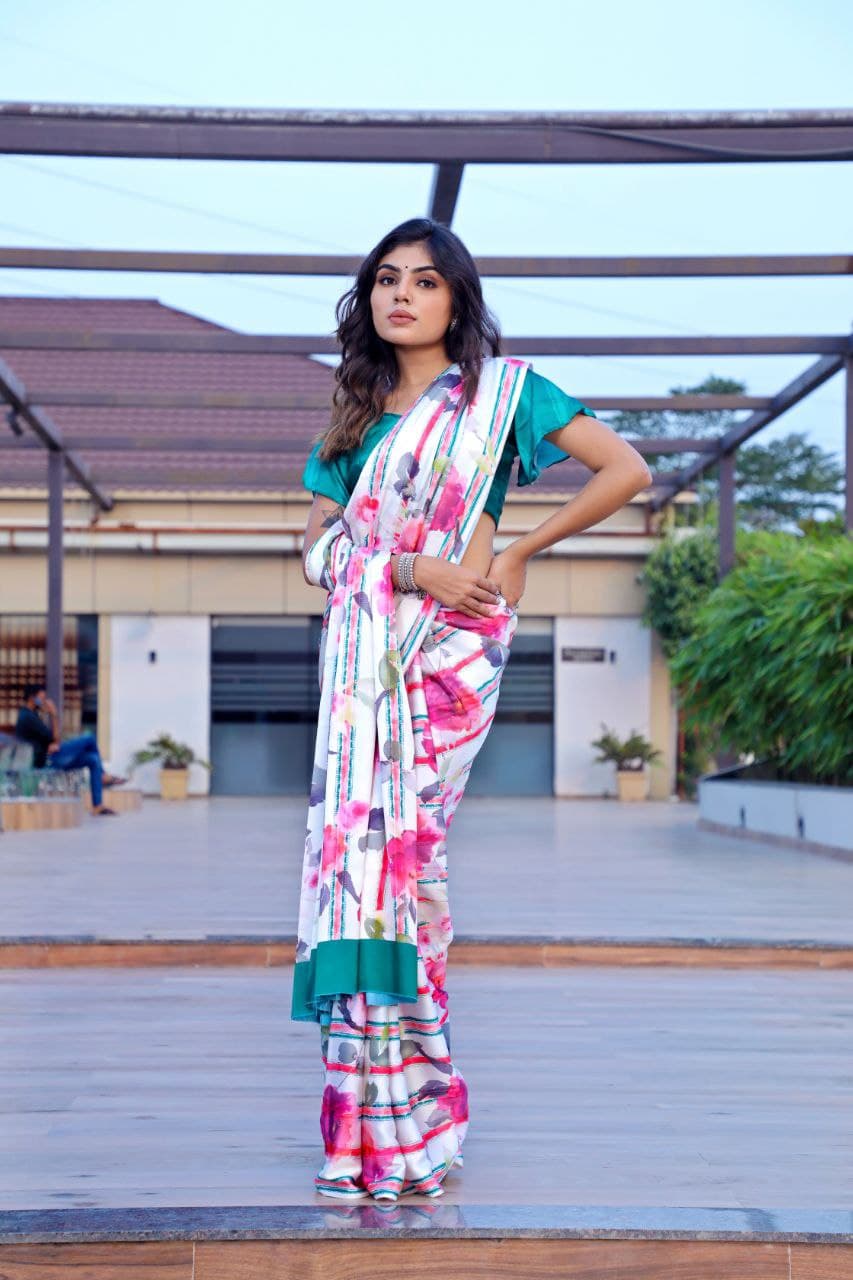 Original Japan Satin (Devsena Satin) Saree.