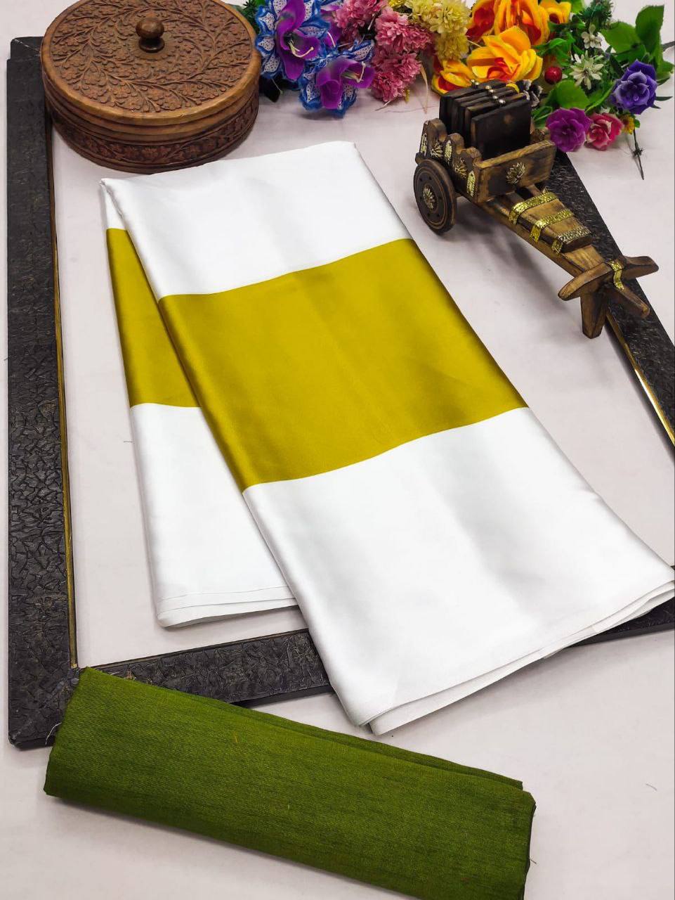 Original Japan Satin (Devsena Satin) Saree.