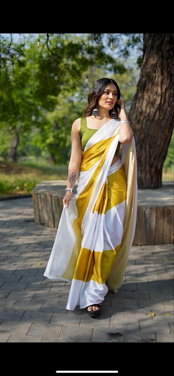Original Japan Satin (Devsena Satin) Saree.