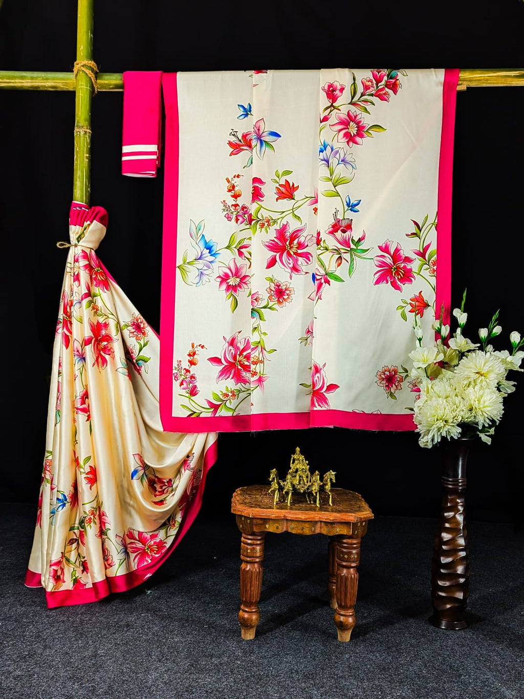 Original Japan Satin (Devsena Satin) Saree.