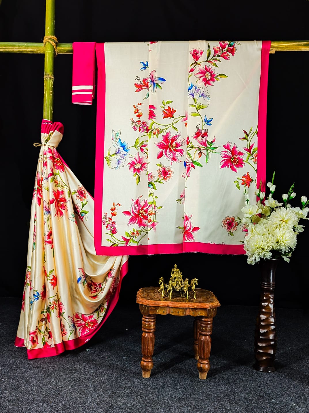 Original Japan Satin (Devsena Satin) Saree.