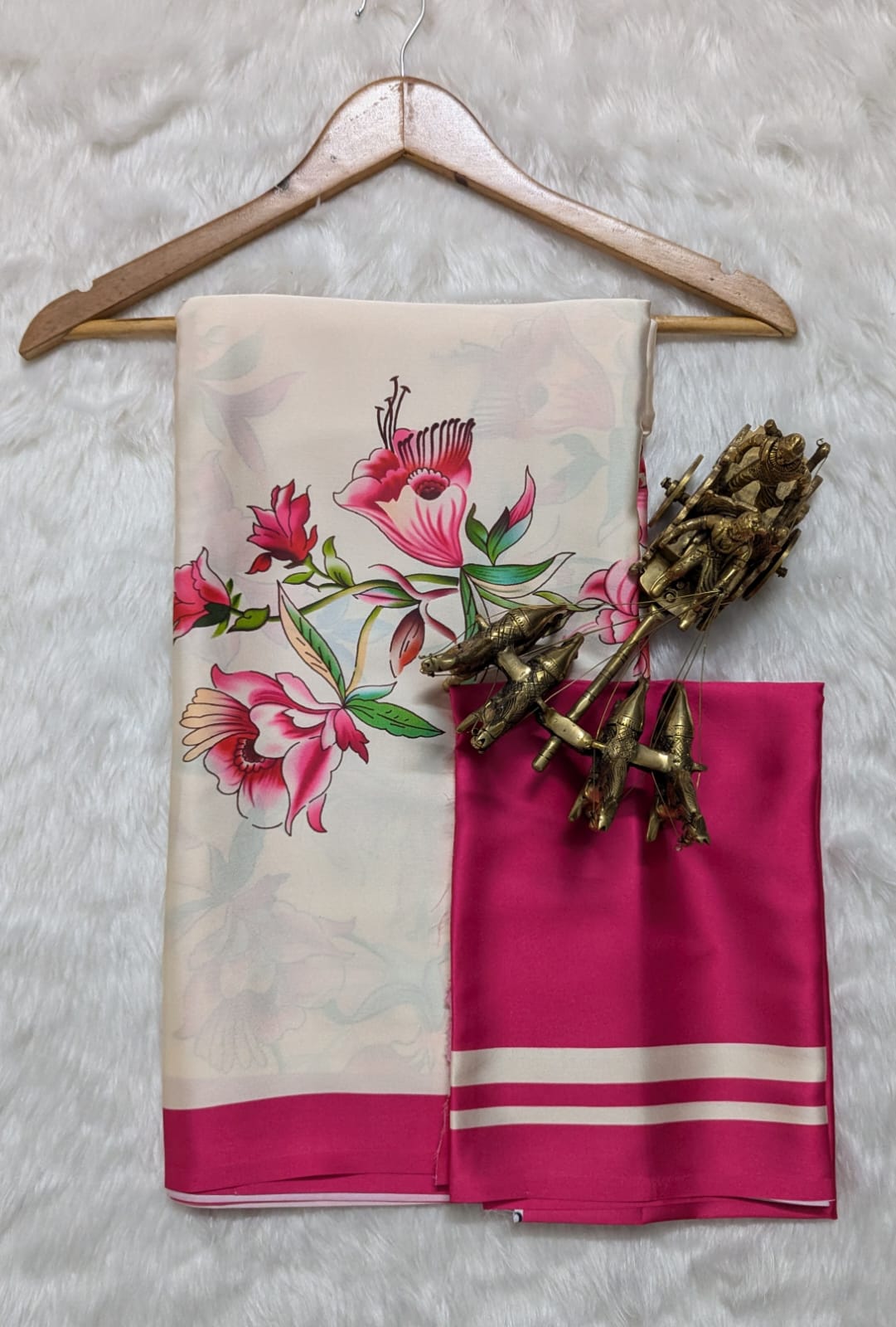 Original Japan Satin (Devsena Satin) Saree.