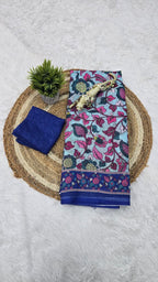 Premium Lilan Cotton Digital Print Saree.