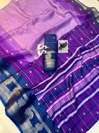 Beautiful Kolam Silk Saree – All Over Weaving with Kanchi Border.