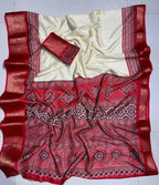 Super Hit Dola Silk Premium Saree – Pure Fabric with Original Jacquard Border & Running Blouse