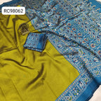 Soft & Shiny Australian Silk Saree – Patola Design.