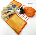 Premium Floral Organza Tissue Saree – Fresh Arrival.