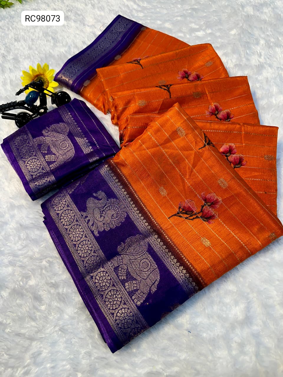 Heavy Mysore Silk Saree – Two Tone Padding Border.