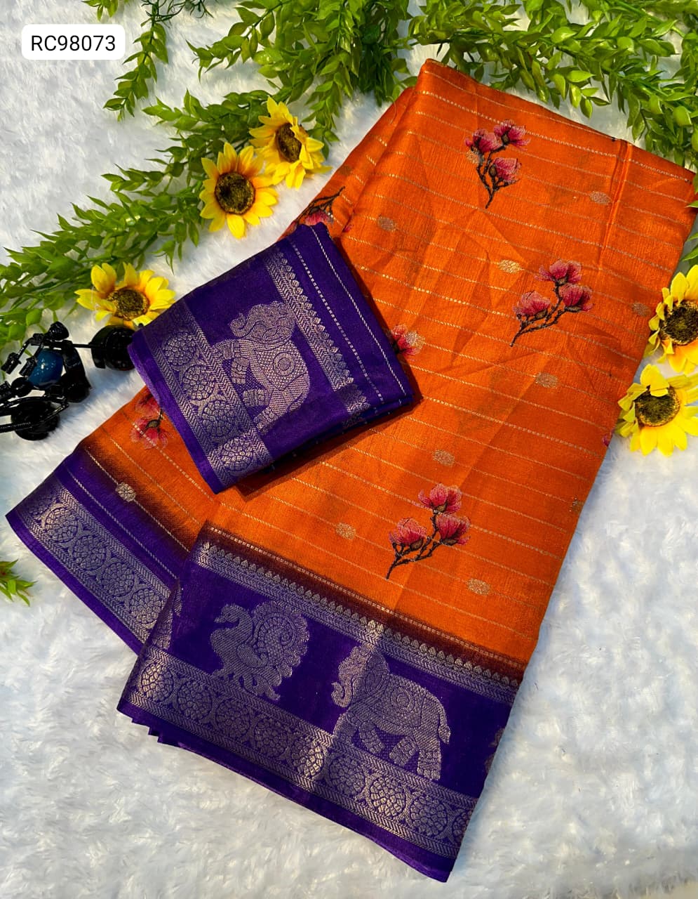 Heavy Mysore Silk Saree – Two Tone Padding Border.