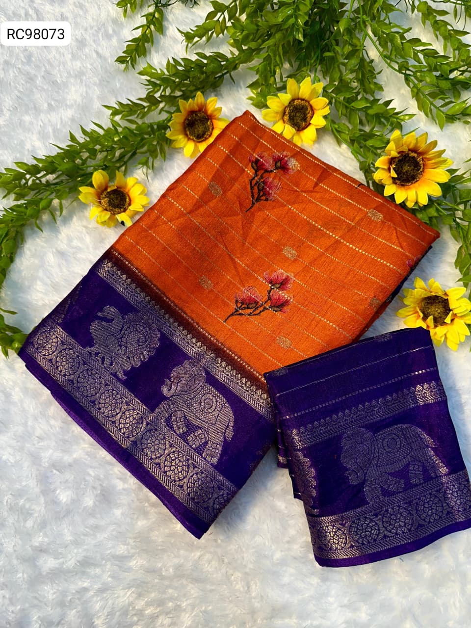 Heavy Mysore Silk Saree – Two Tone Padding Border.