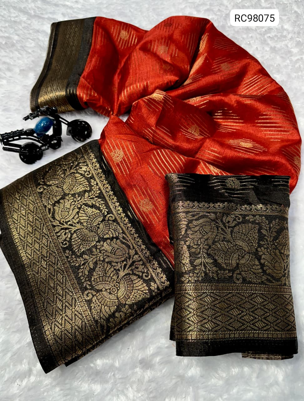 Heavy Mysore Silk Saree – Two Tone Padding Border.