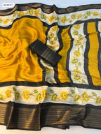 Heavy Mysore Silk Saree – Two Tone Padding Border