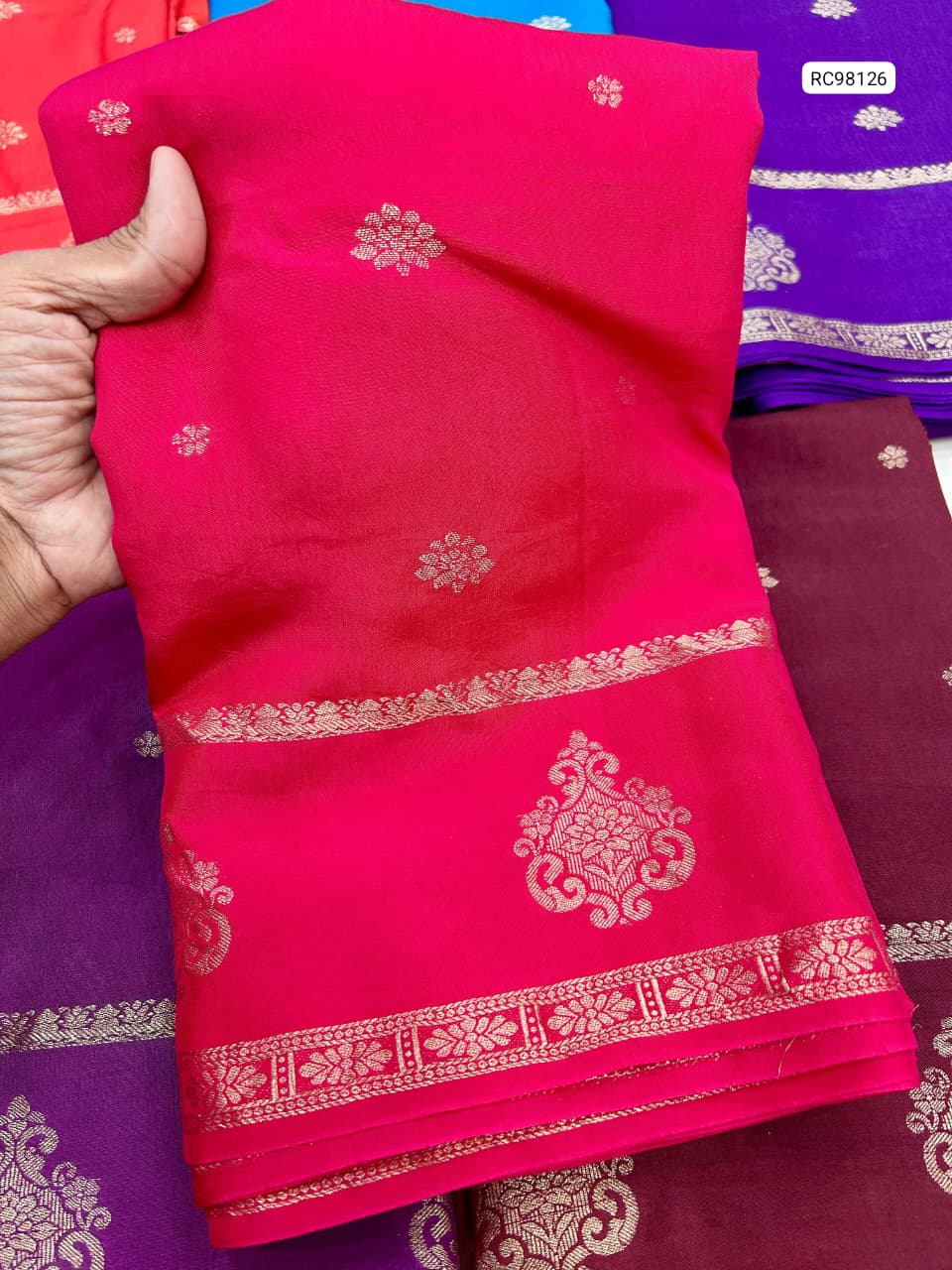Pure Viscose Muslin Silk Saree