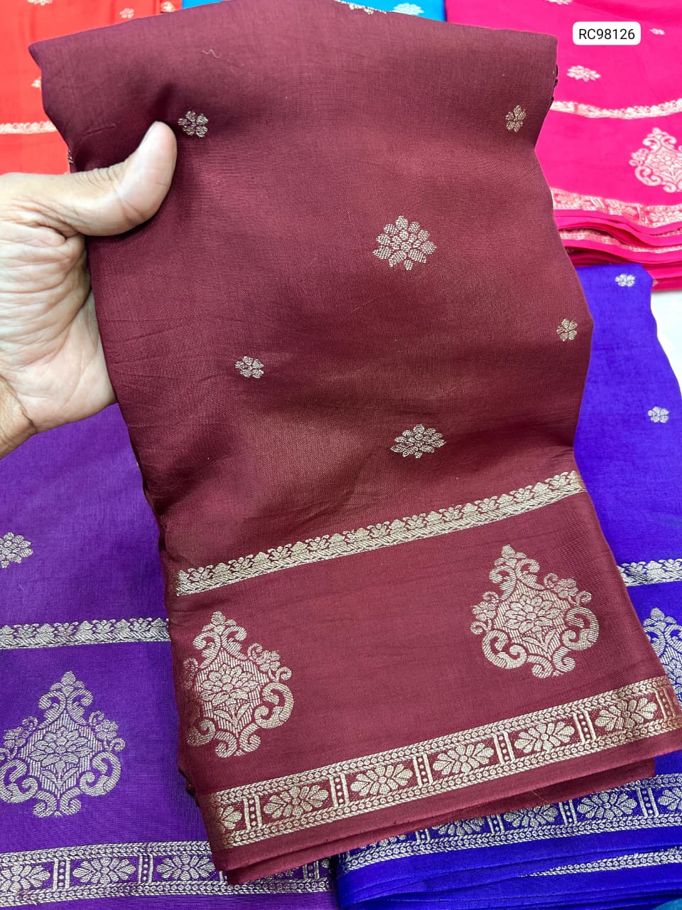 Pure Viscose Muslin Silk Saree