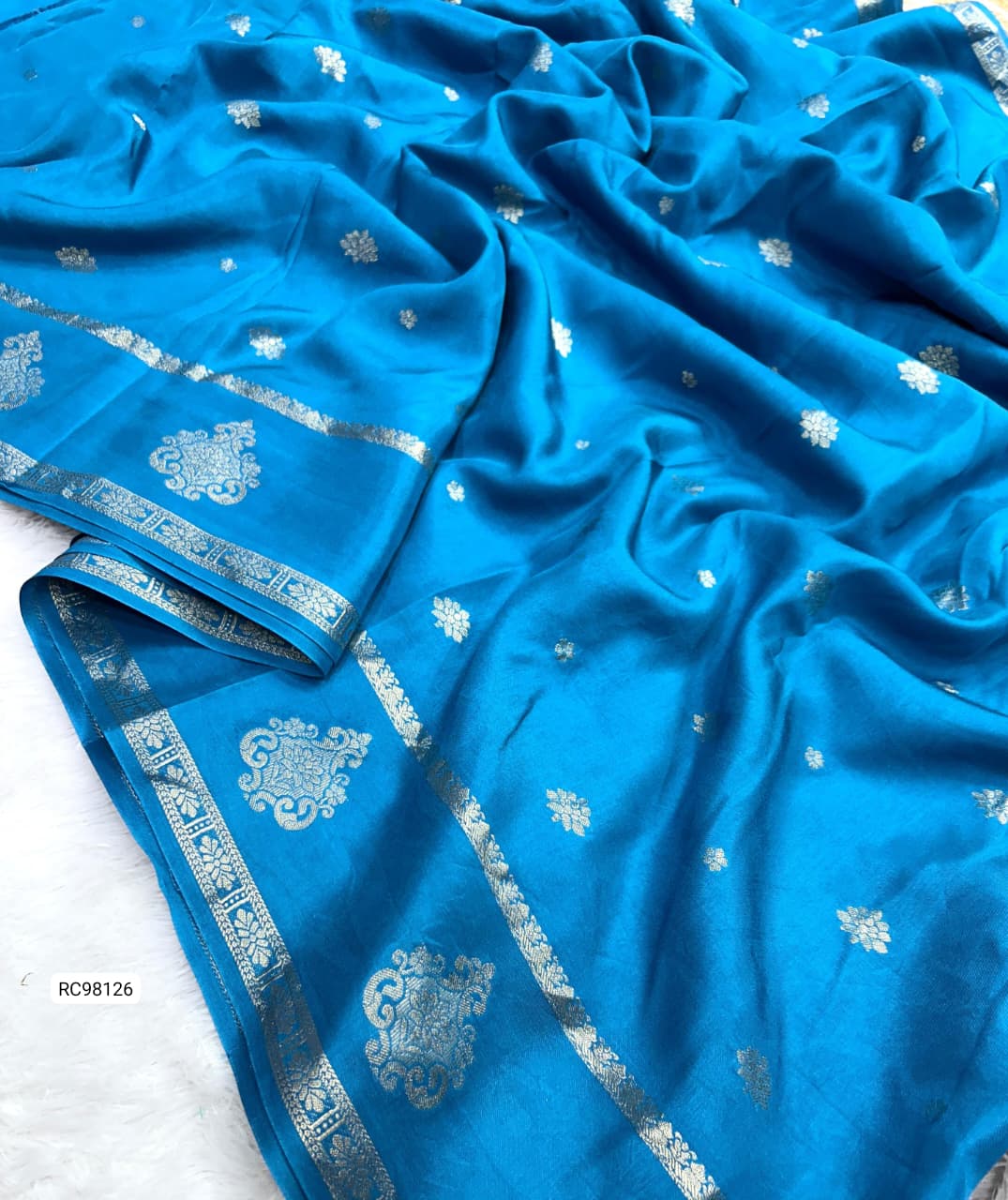 Pure Viscose Muslin Silk Saree