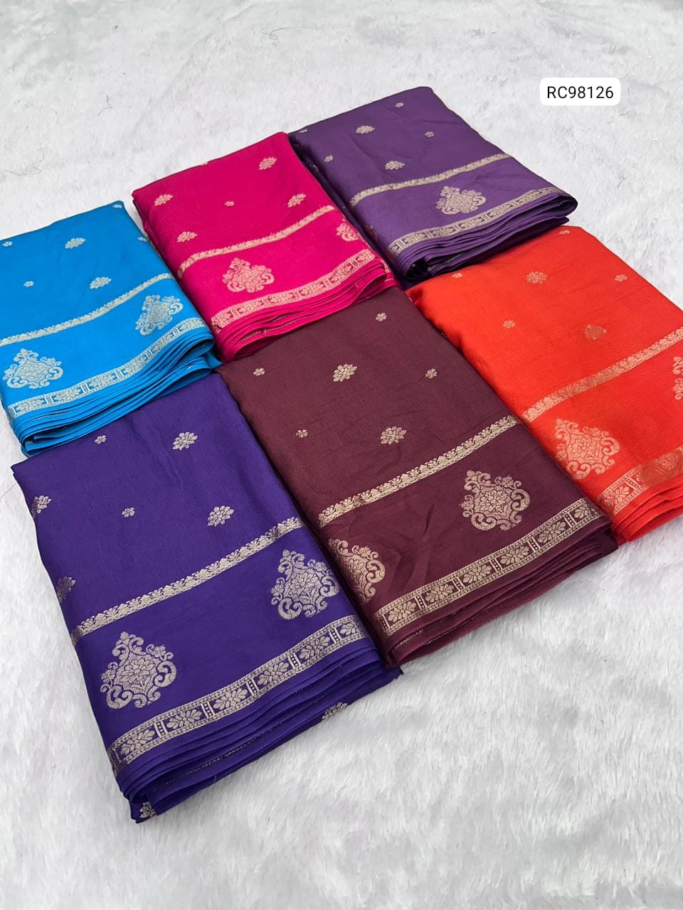 Pure Viscose Muslin Silk Saree