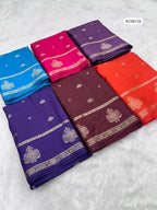 Pure Viscose Muslin Silk Saree