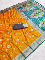 Premium Banarasi Soft Silk Saree – Meenakari Jaal