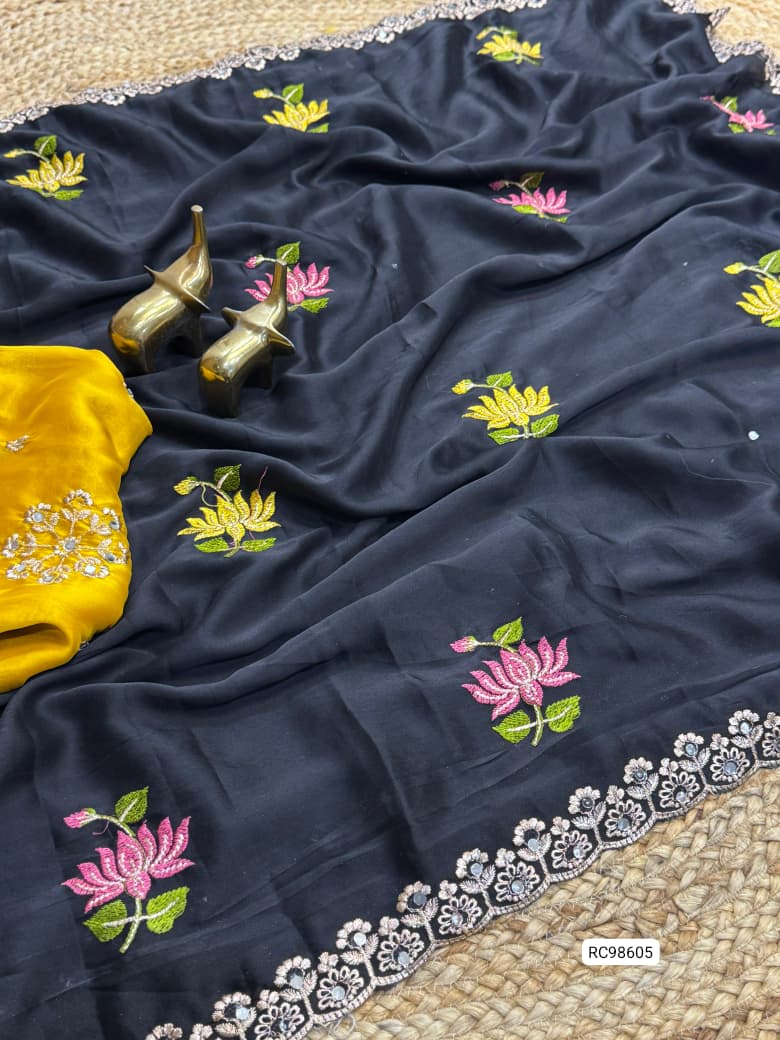 Premium Soft Rangoli Silk Saree