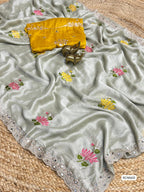 Premium Soft Rangoli Silk Saree