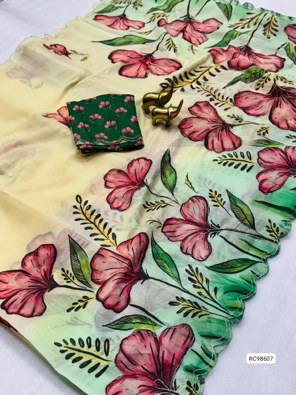 Premium Soft Chanderi Cotton Saree