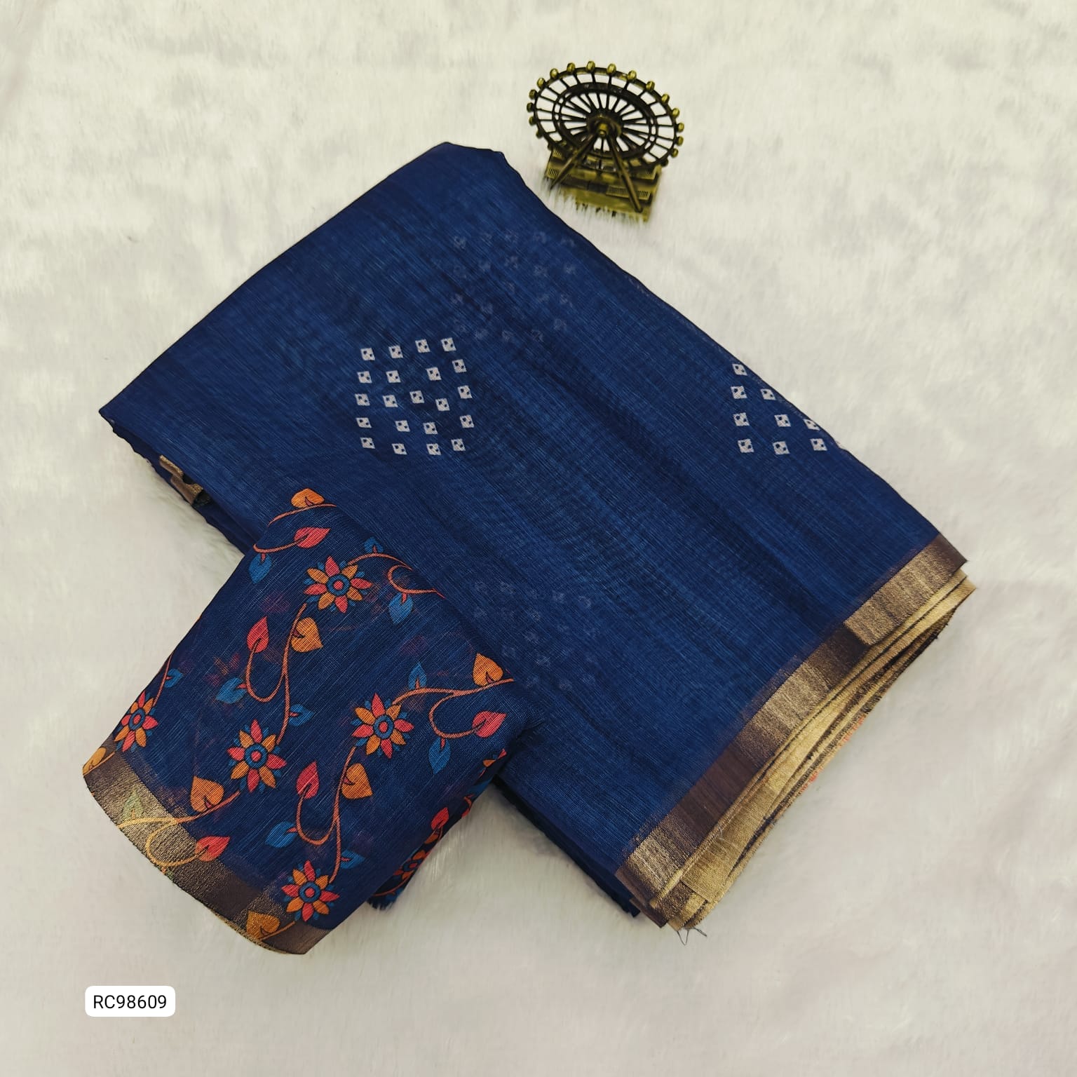 Premium Pure Soft Linen Cotton Saree