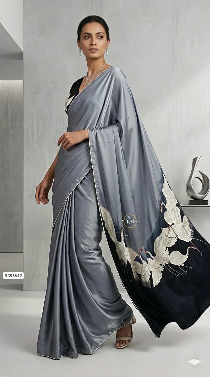 Premium Crepe Silk Saree