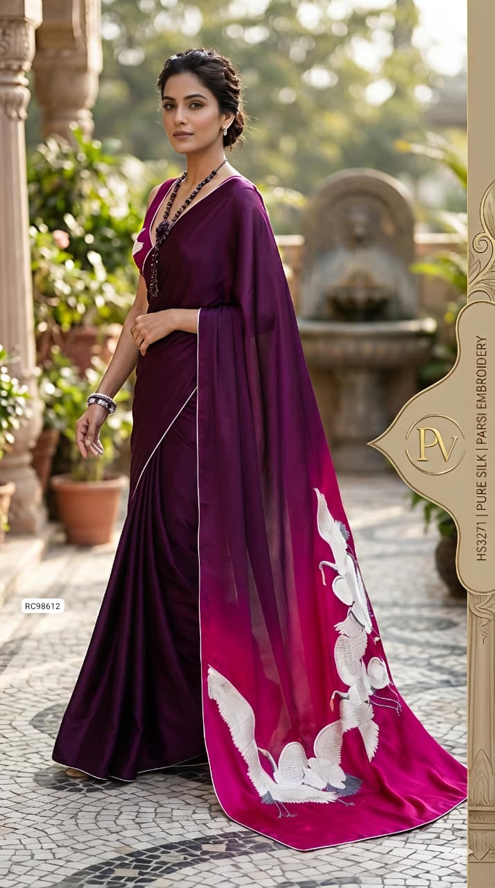 Premium Crepe Silk Saree