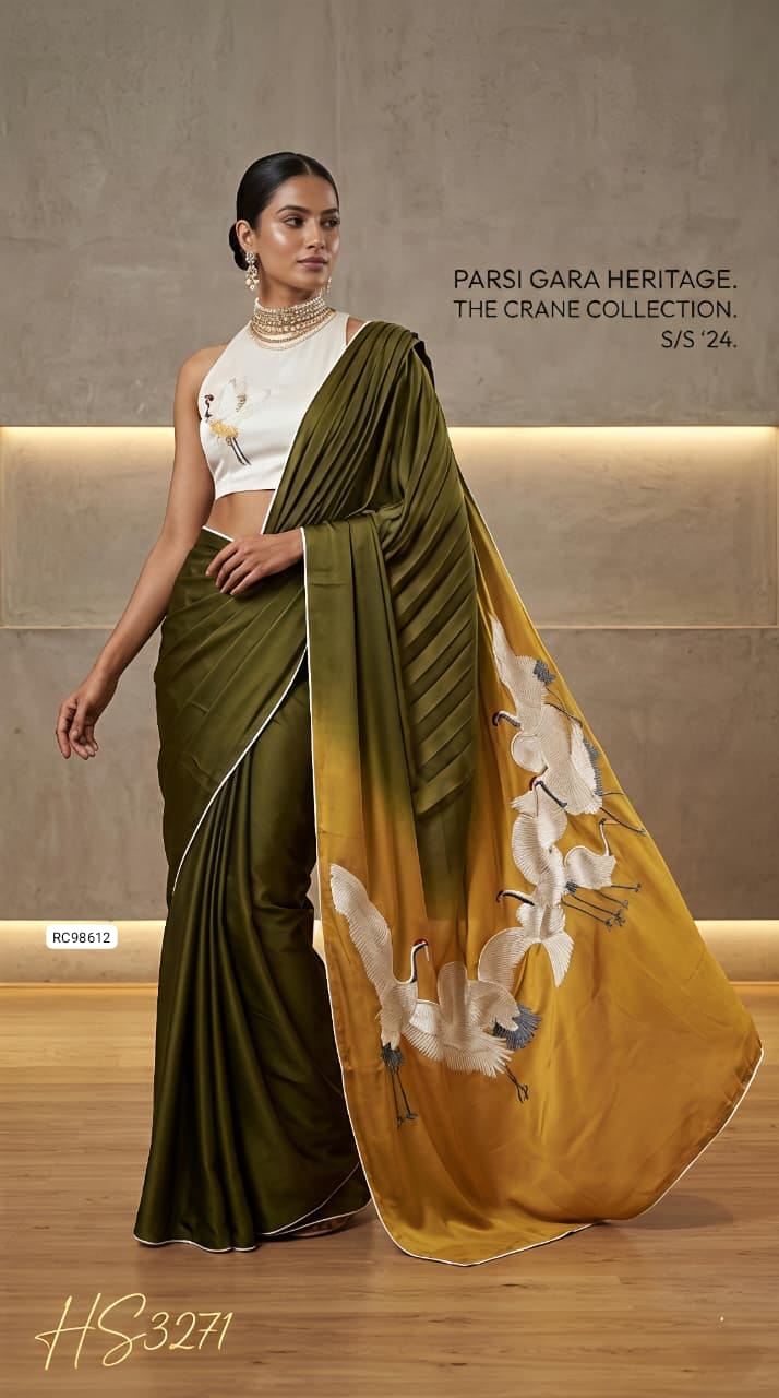 Premium Crepe Silk Saree