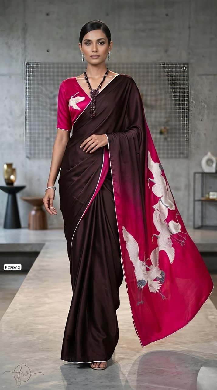 Premium Crepe Silk Saree